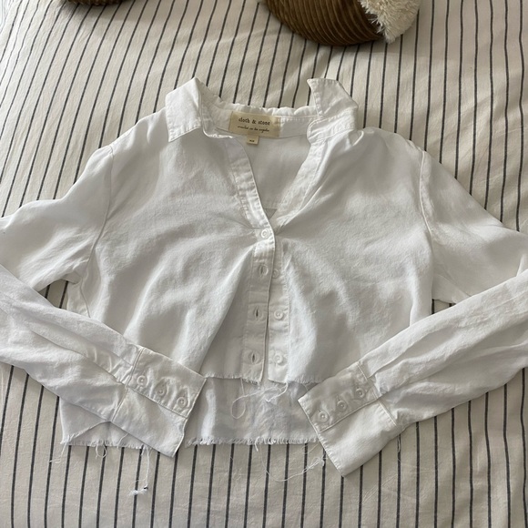 cropped button down - Picture 2 of 2